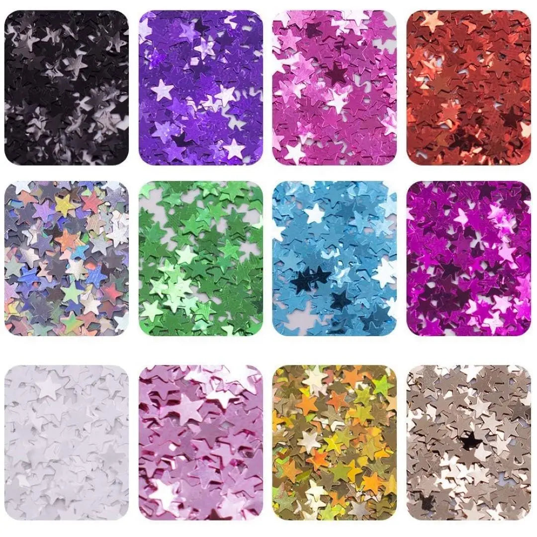 ❣️Unused❣️Nail parts sequins sequin nail glitter nail art 24 colors