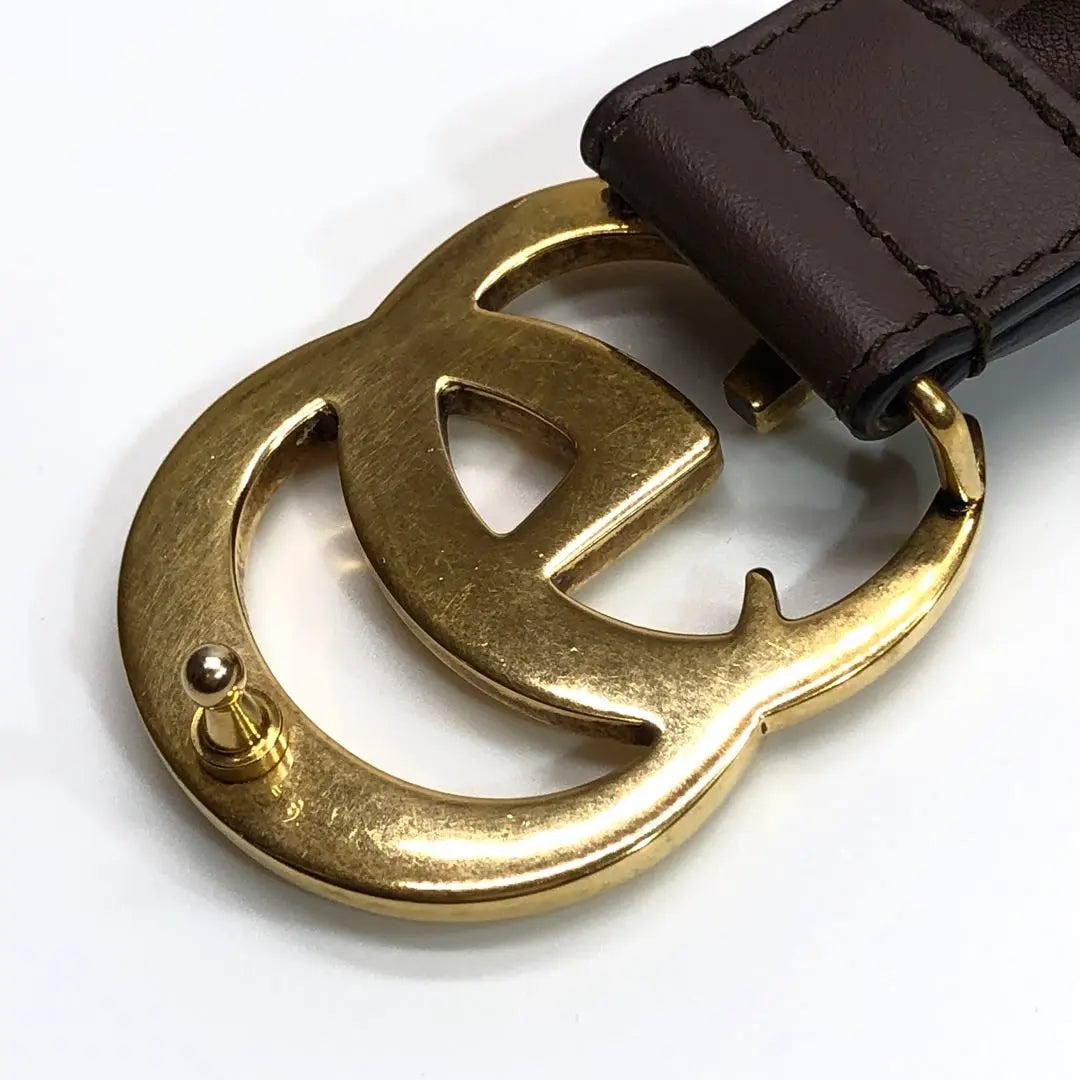 Superb condition ✨GG Supreme Marmont Double G Buckle Leather Belt