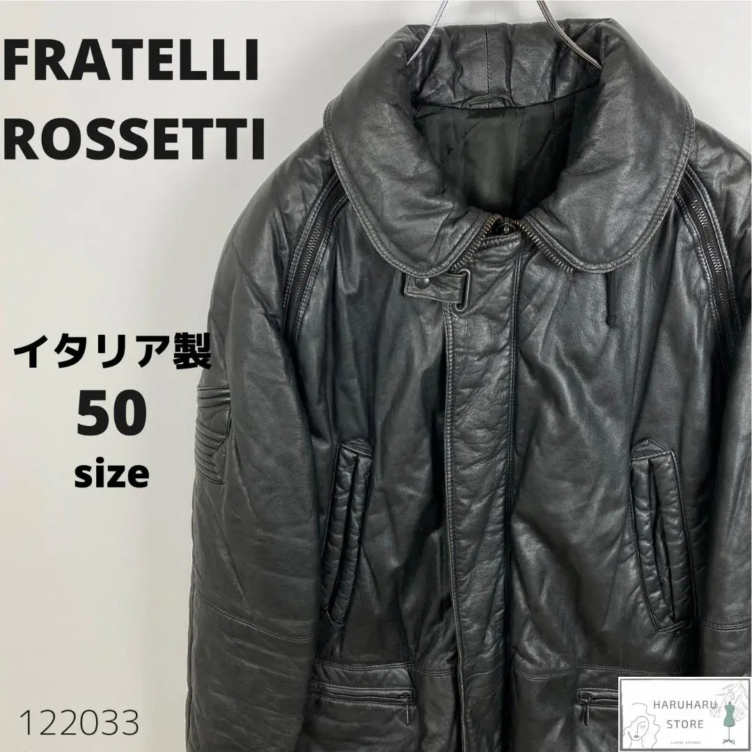 Vintage FRATELLI ROSSETTI Leather Jacket 2WAY