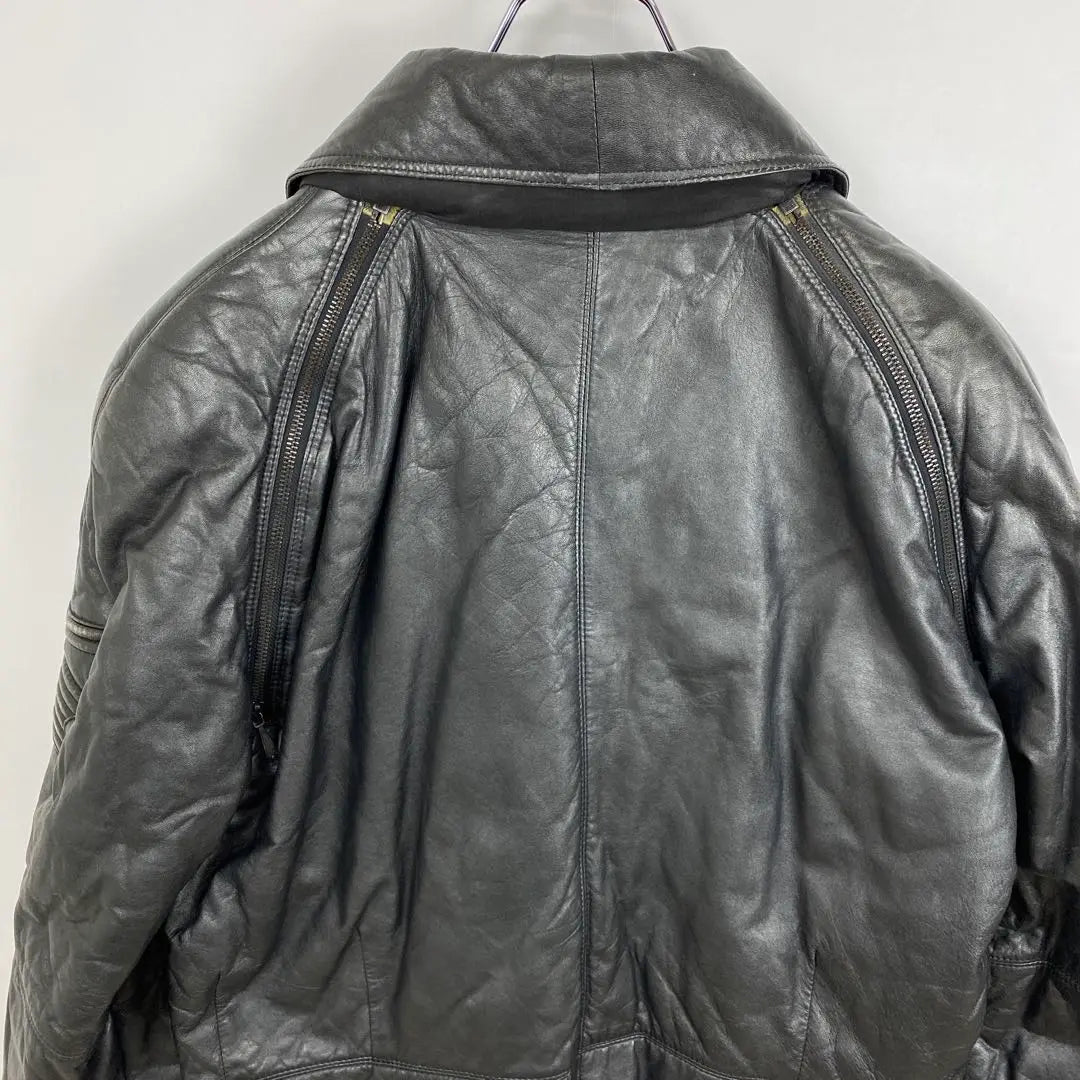 Vintage FRATELLI ROSSETTI Leather Jacket 2WAY