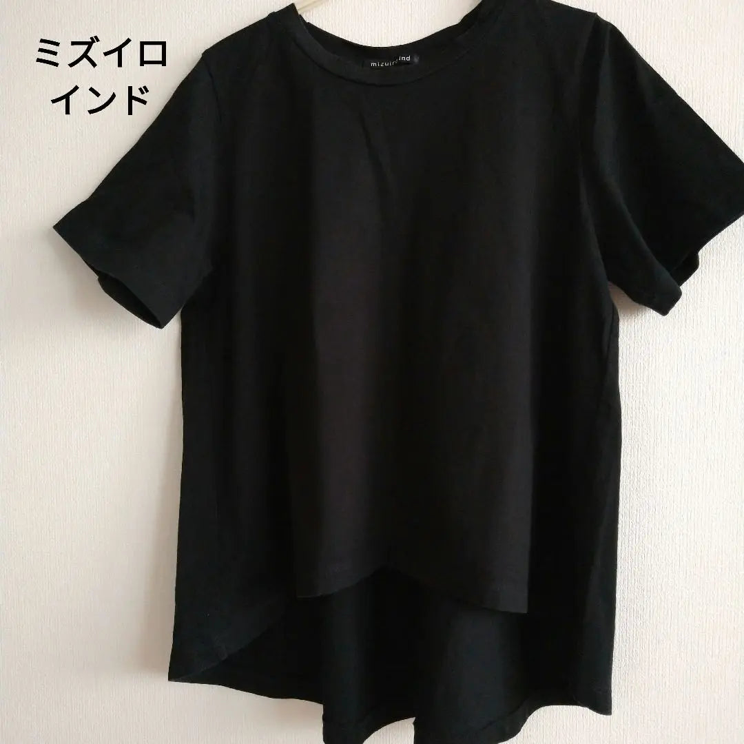 [Mizuiro India] Crew neck flare T-shirt