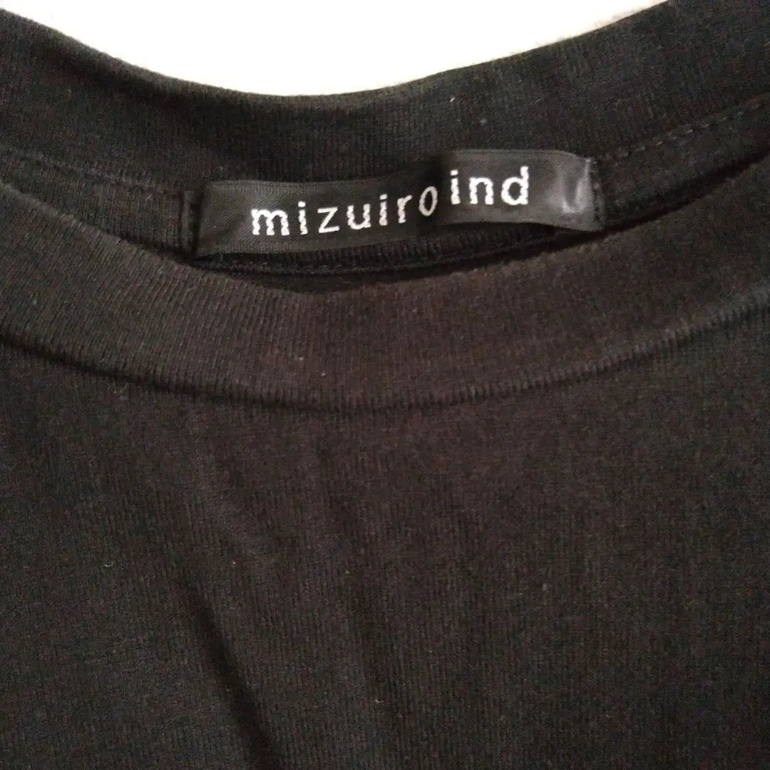 [Mizuiro India] Crew neck flare T-shirt