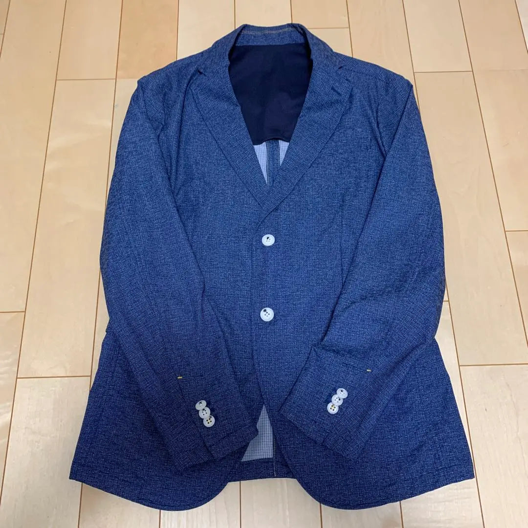 ZARA MEN Navy Linen Tailored Jacket | ZARA MENネイビー リネン テーラードジャケット