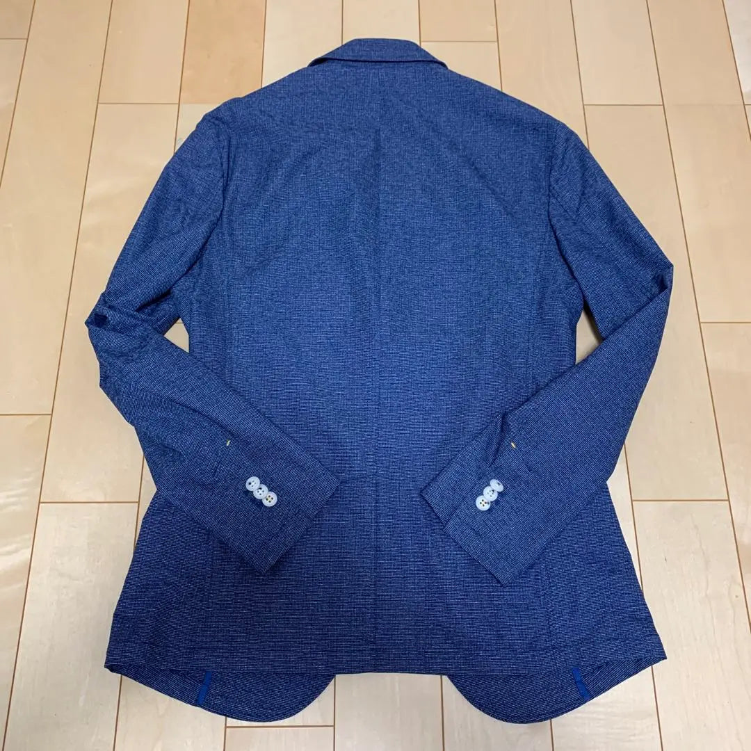 ZARA MEN Navy Linen Tailored Jacket | ZARA MENネイビー リネン テーラードジャケット