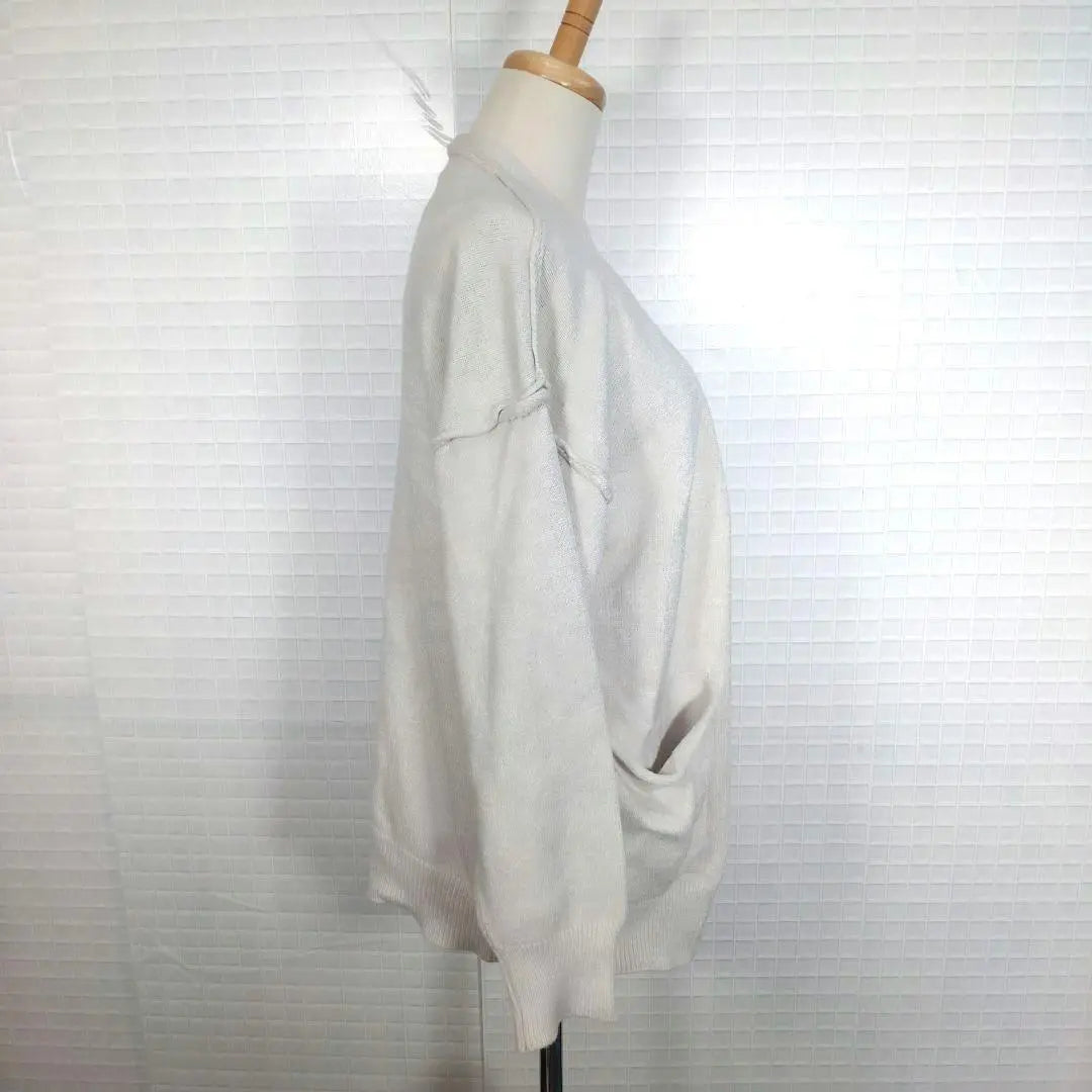 3627 Señoras [Abitokyo] Cárdigan Blanco м-L Lavado Otoño / Invierno | 3627レディース【アビトーキョー】カーディガン 白 М-L 洗濯可 秋冬