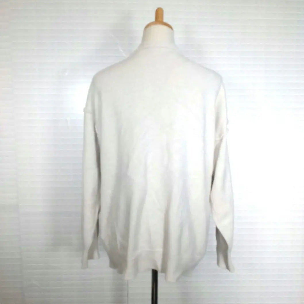 3627 Señoras [Abitokyo] Cárdigan Blanco м-L Lavado Otoño / Invierno | 3627レディース【アビトーキョー】カーディガン 白 М-L 洗濯可 秋冬