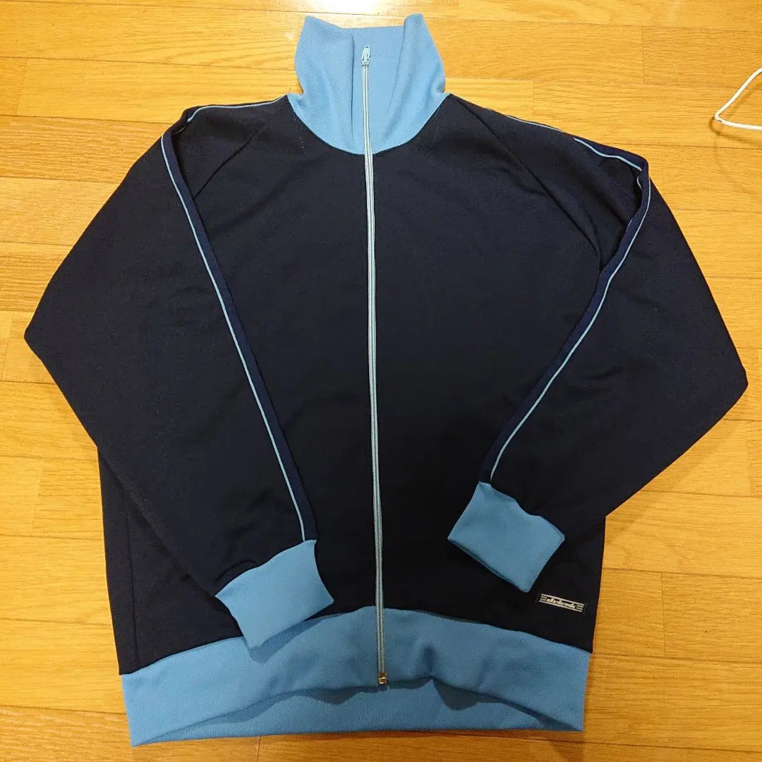 jelenk 80s dark blue sky blue line jersey