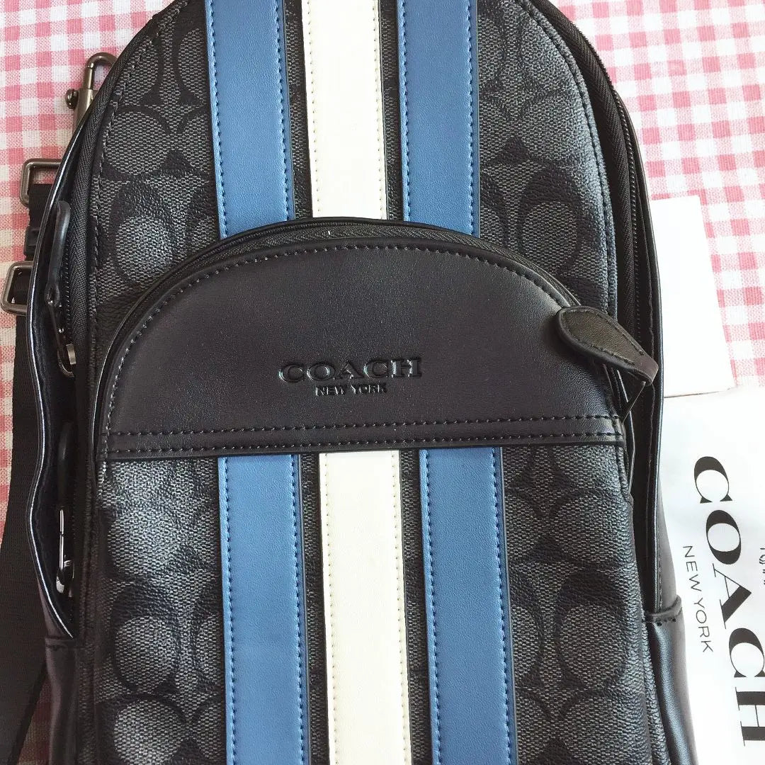 Coach Bag F67249 Black Body Bag Sling Bag Men's Bag