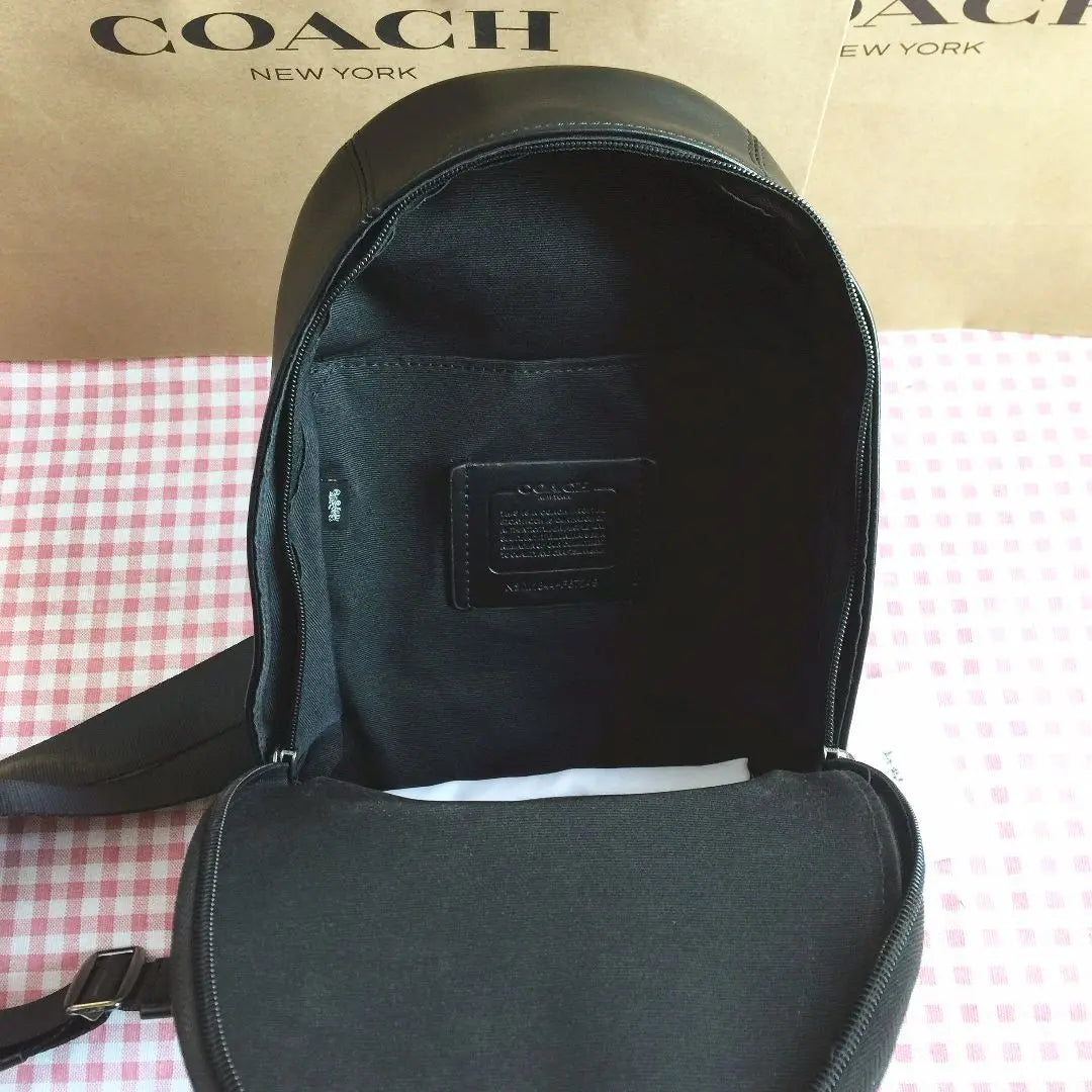 Coach Bag F67249 Black Body Bag Sling Bag Men's Bag