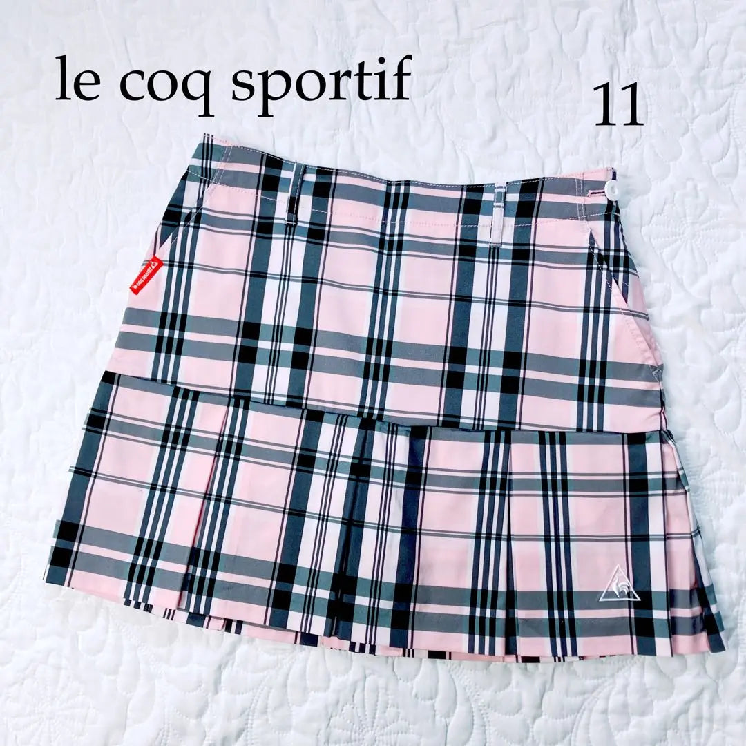 le coq sportif GOLF inner pants box pleated skirt