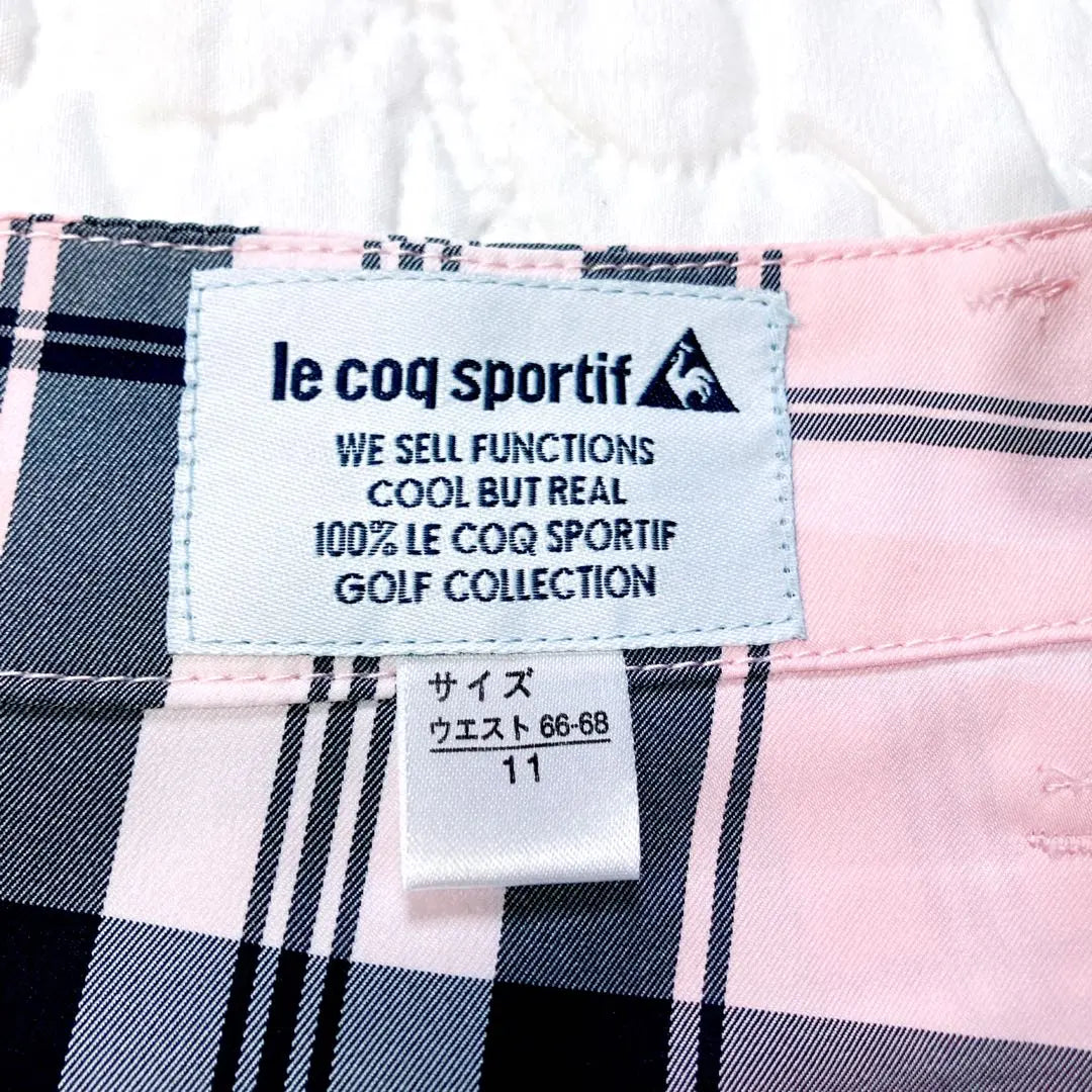 le coq sportif GOLF inner pants box pleated skirt