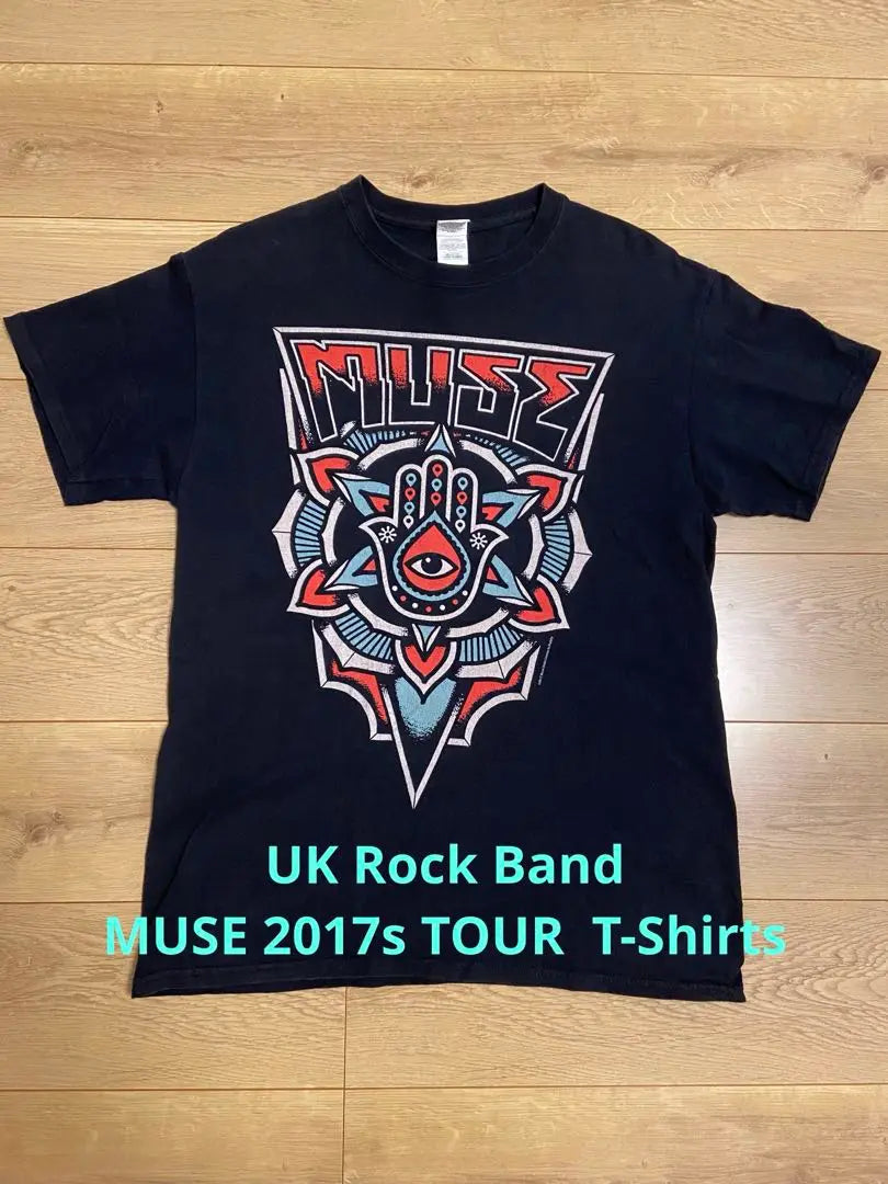 [Rare] [Genuine] MUSE 2017 Tour T-shirt Band Official