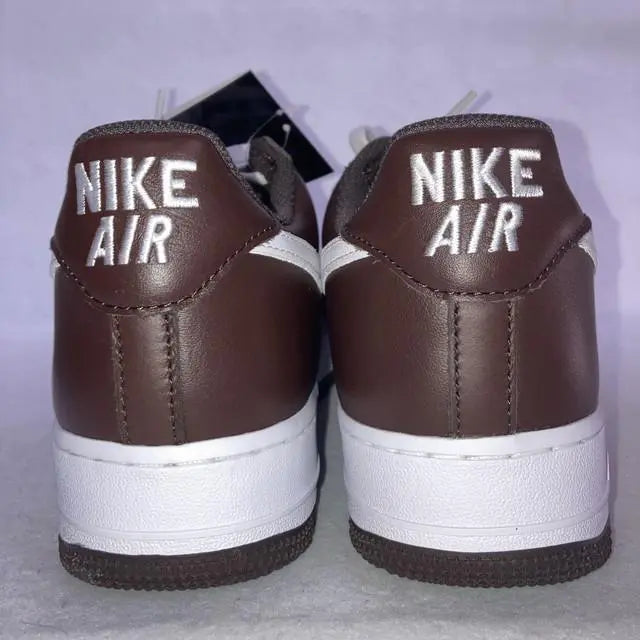 Air Force One Low Retro Chocolate White 27cm Boxed