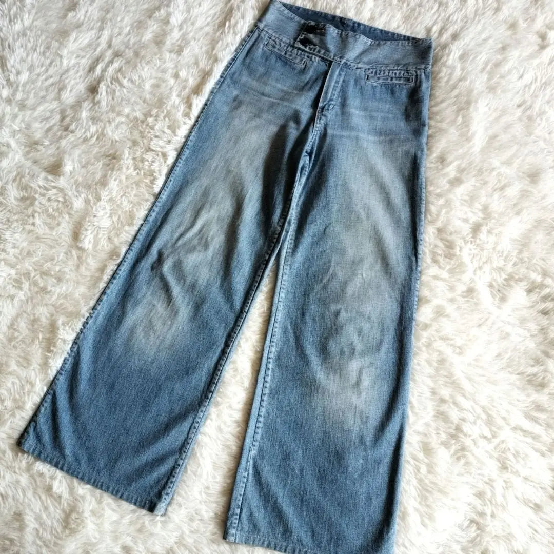 Ralph Lauren M Light Blue Wide Denim Pants