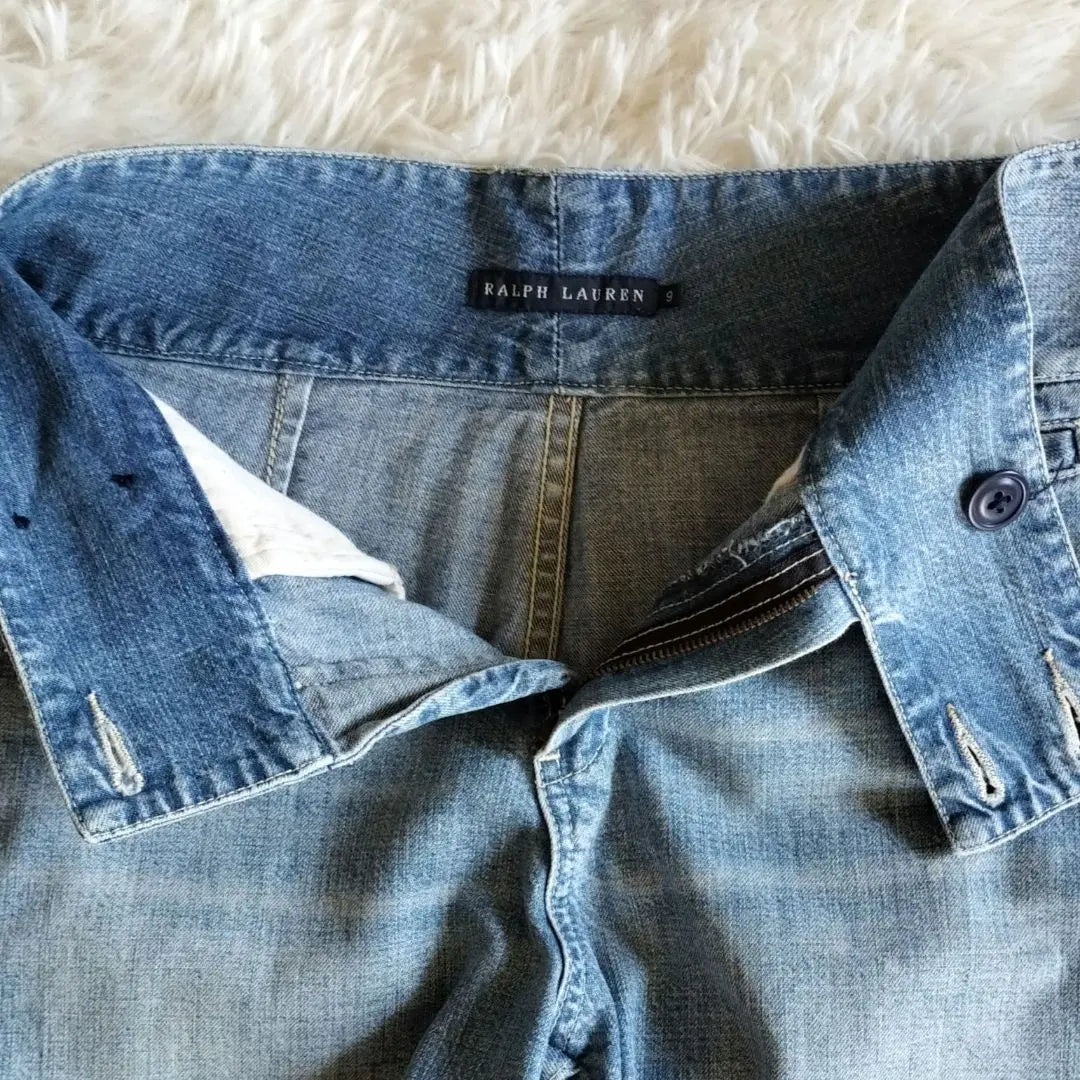 Ralph Lauren M Light Blue Wide Denim Pants