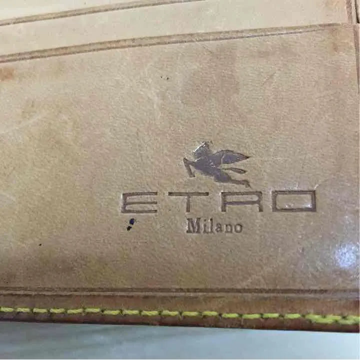 ★ ¡El precio ha sido reducido! Cartera doble ETRO ★ | ★お値下げしました！ETRO 2つ折り財布★