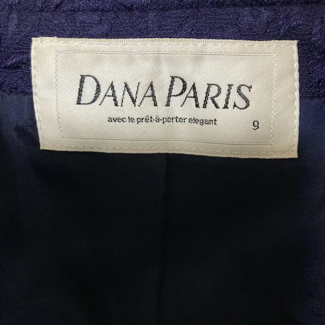 [Good condition] DANA PARIS Set-up Skirt Suit for Women Navy 9