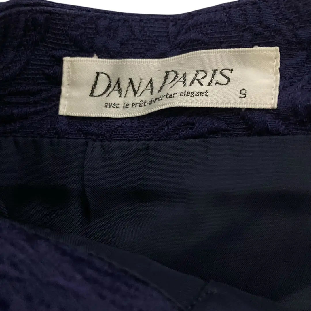 [Good condition] DANA PARIS Set-up Skirt Suit for Women Navy 9