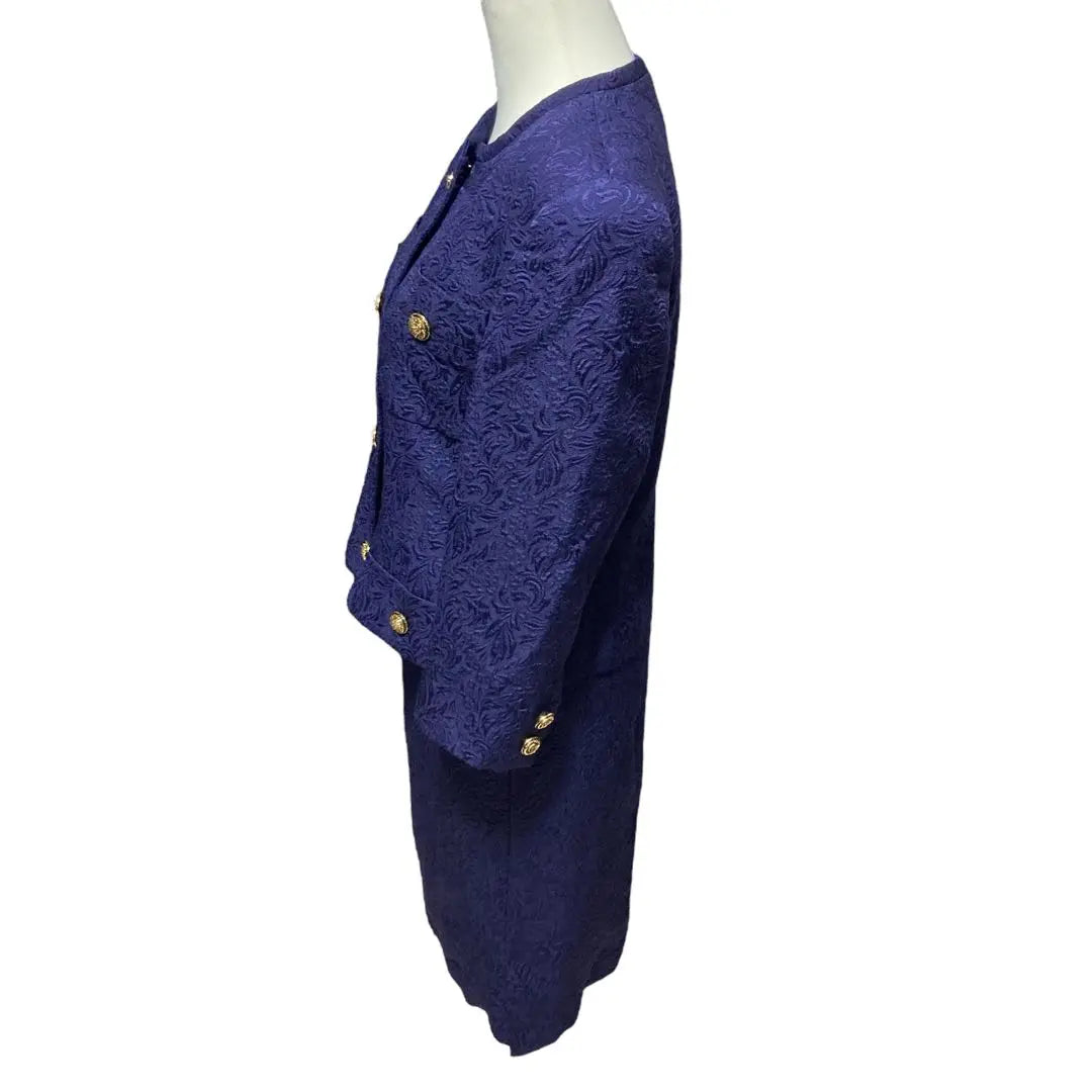 [Good condition] DANA PARIS Set-up Skirt Suit for Women Navy 9