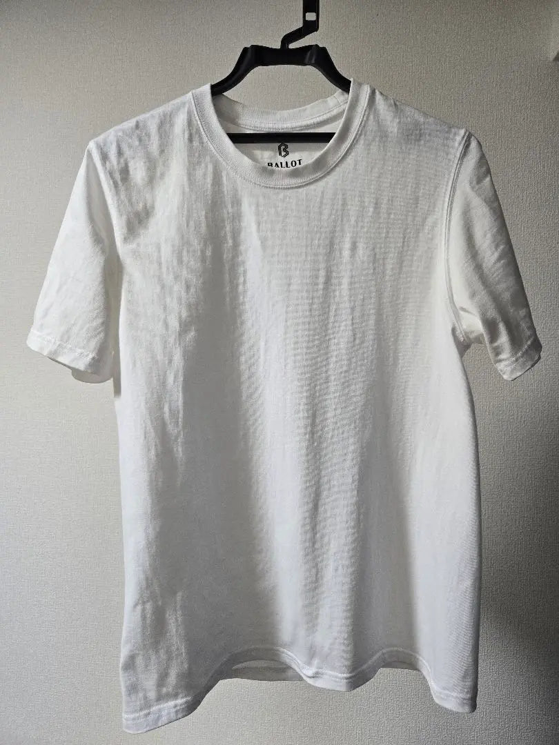 Camiseta manga corta BALLOT algodón hombre color blanco talla M