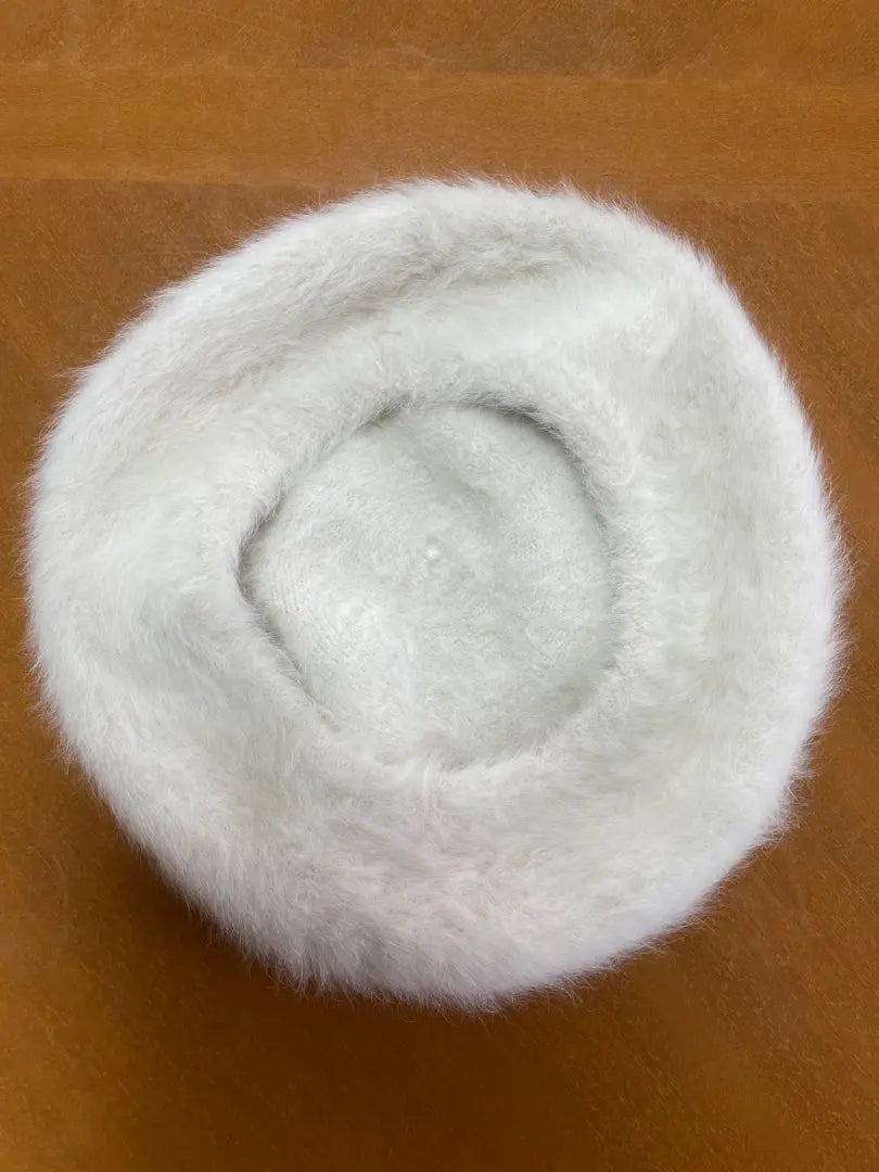 [Heather] Heather White Fur Style Long Sleeve Sweater & White Hat