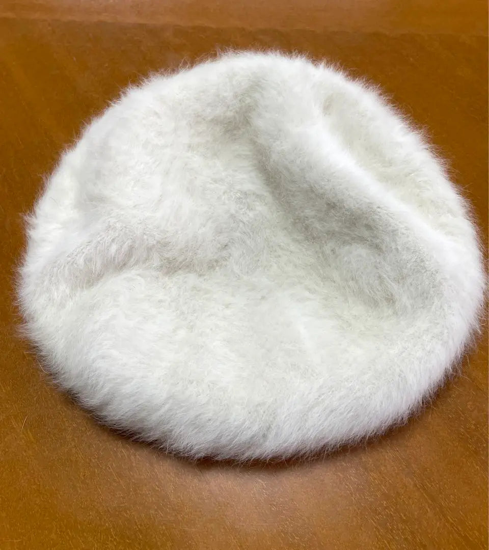 [Heather] Heather White Fur Style Long Sleeve Sweater & White Hat