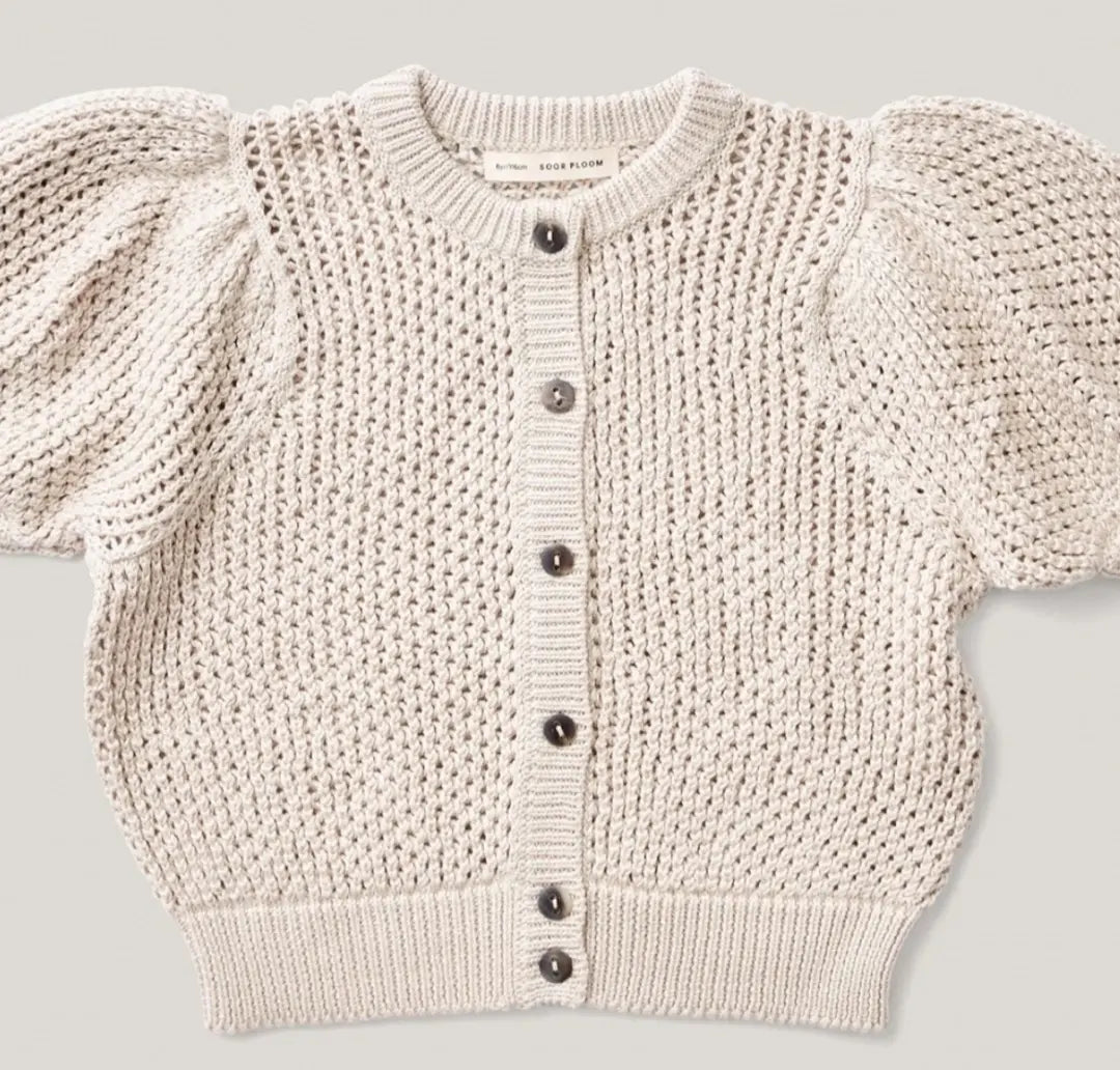 Tea Ploom Mimi Cardigan Milk 6y