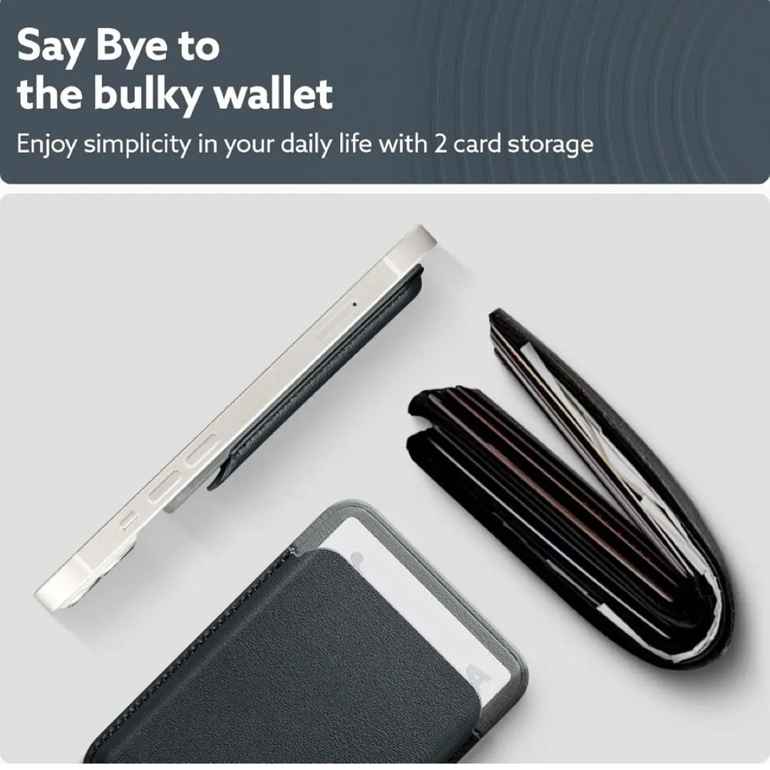 Caseology MagSafe compatible card case storage 2 cards