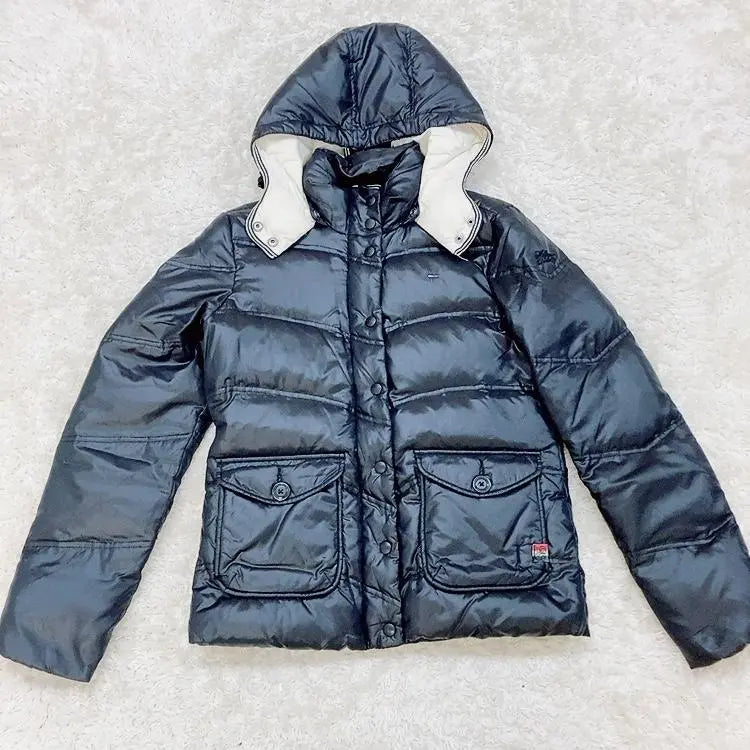 Hilfiger denim women's down jacket black used stylish