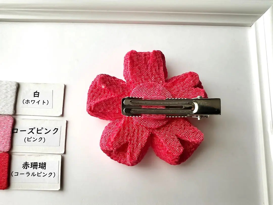 [Left ear side (right opening)] Hair clip 0080 (Tsumami zaiku)