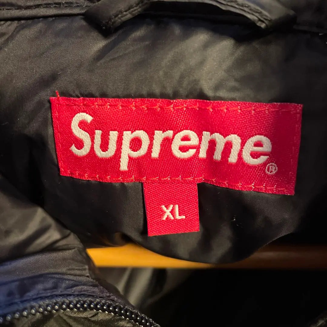 Supreme Micro Down Half Zip Hooded Pull