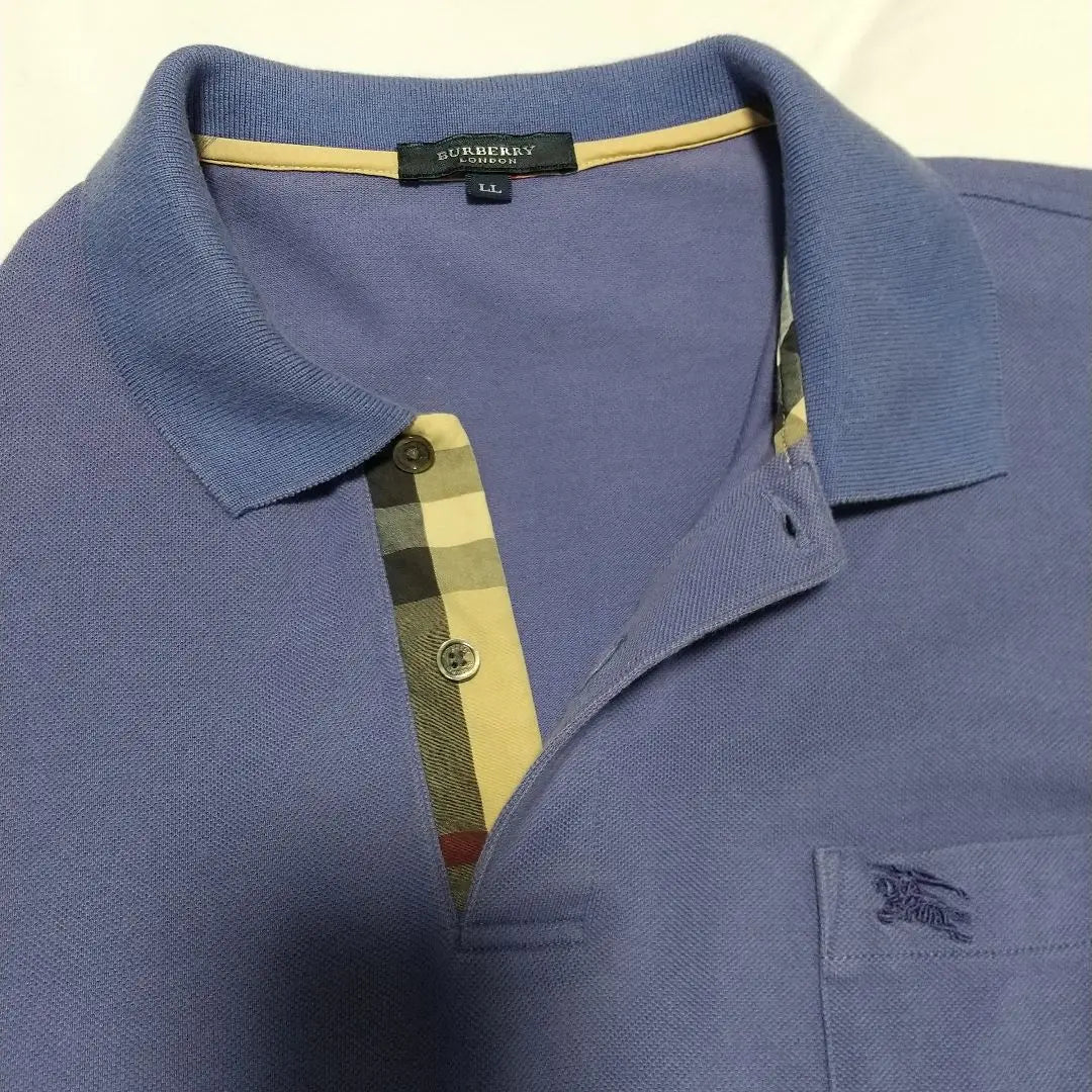 ♦Maki-sama only [Made in Japan] Burberry London long-sleeved polo shirt size LL | ♦マキ様専用　[日本製] バーバリーロンドン　長袖ポロシャツ　サイズLL