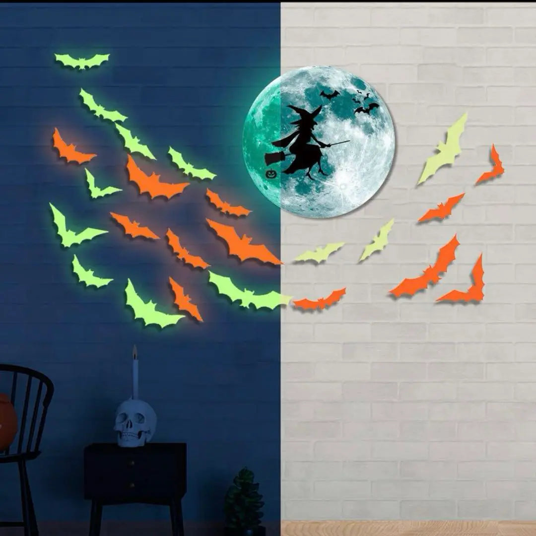 Halloween stickers, phosphorescent stickers, wall stickers, Halloween