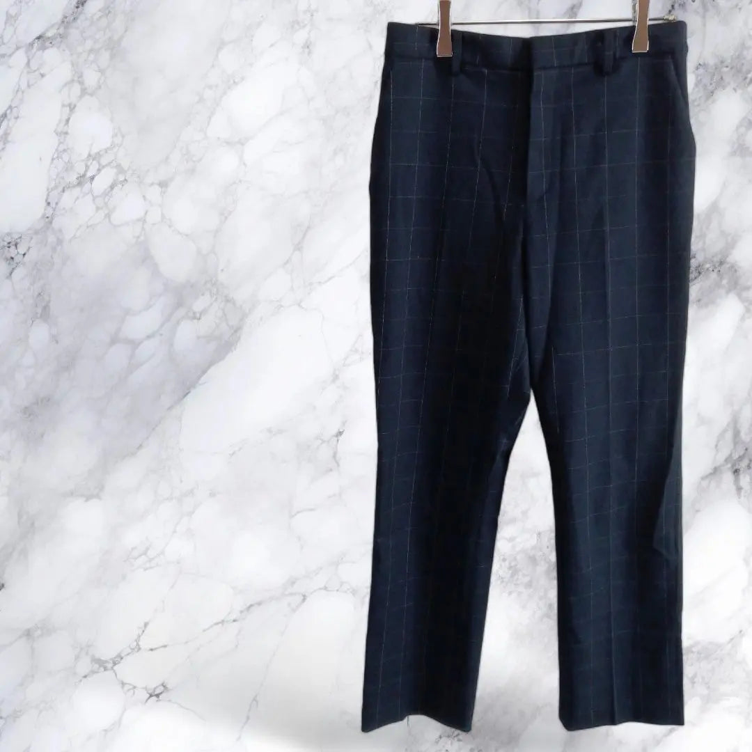 ◆ UNIQLO ◆ Pantalón tobillero ligero L West caucho Primavera Otoño ◆ C0640 | ◆ユニクロ◆ 薄手アンクルパンツ L ウエストゴム入 春秋 ◆c0640