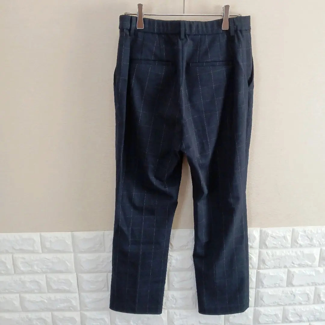 ◆ UNIQLO ◆ Pantalón tobillero ligero L West caucho Primavera Otoño ◆ C0640 | ◆ユニクロ◆ 薄手アンクルパンツ L ウエストゴム入 春秋 ◆c0640