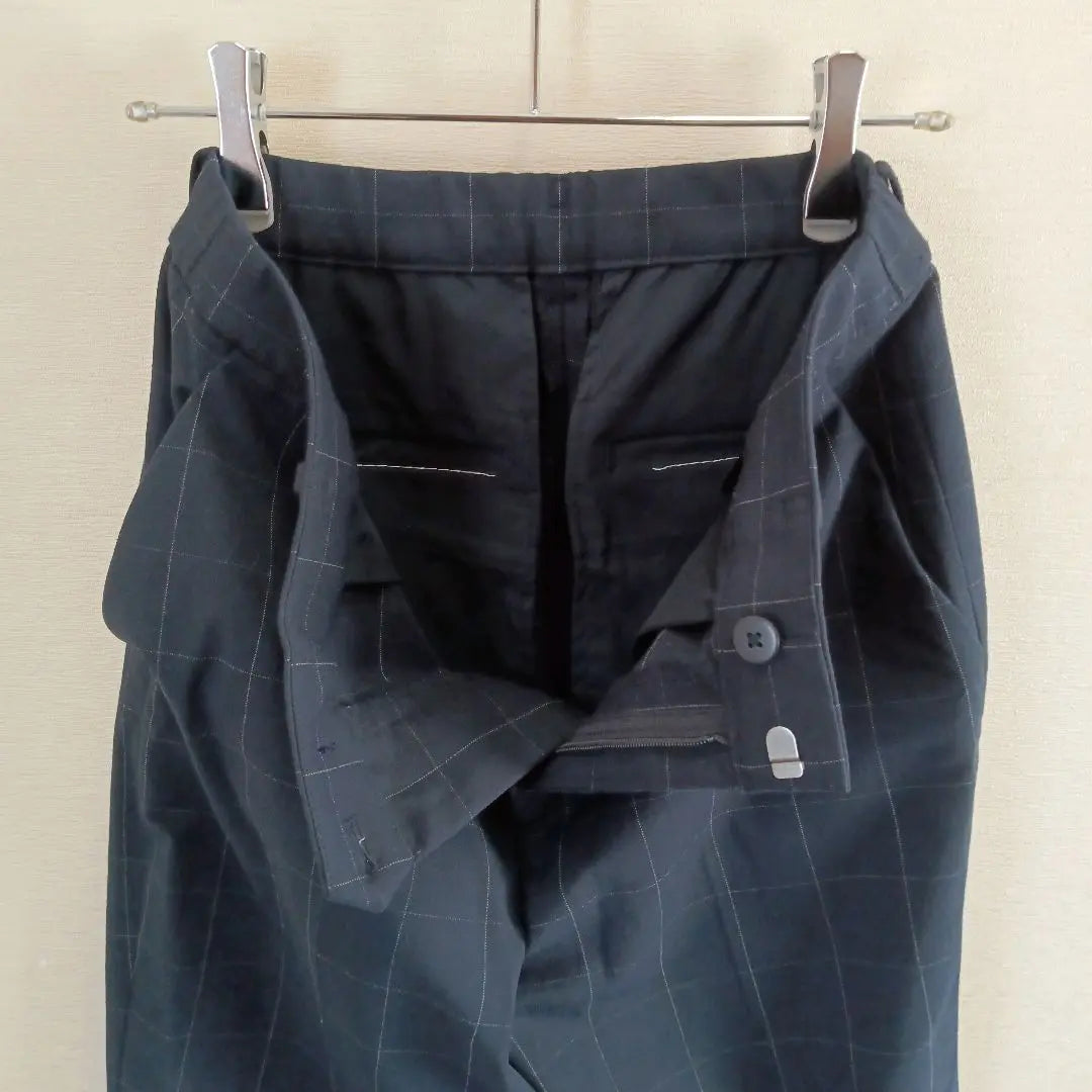 ◆ UNIQLO ◆ Pantalón tobillero ligero L West caucho Primavera Otoño ◆ C0640 | ◆ユニクロ◆ 薄手アンクルパンツ L ウエストゴム入 春秋 ◆c0640