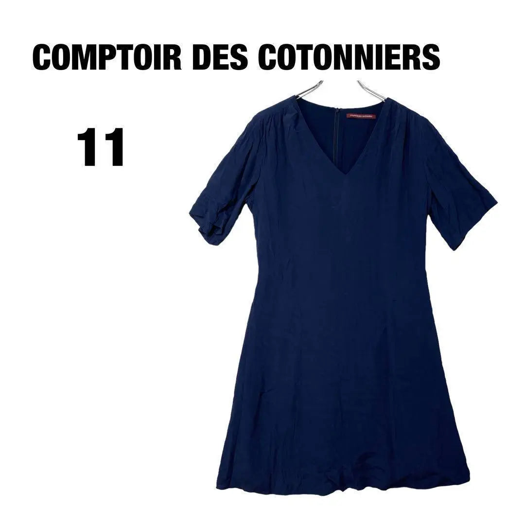 472 [Contoward de Cotonier] Short sleeve dress Short sleeve long dress Short sleeve