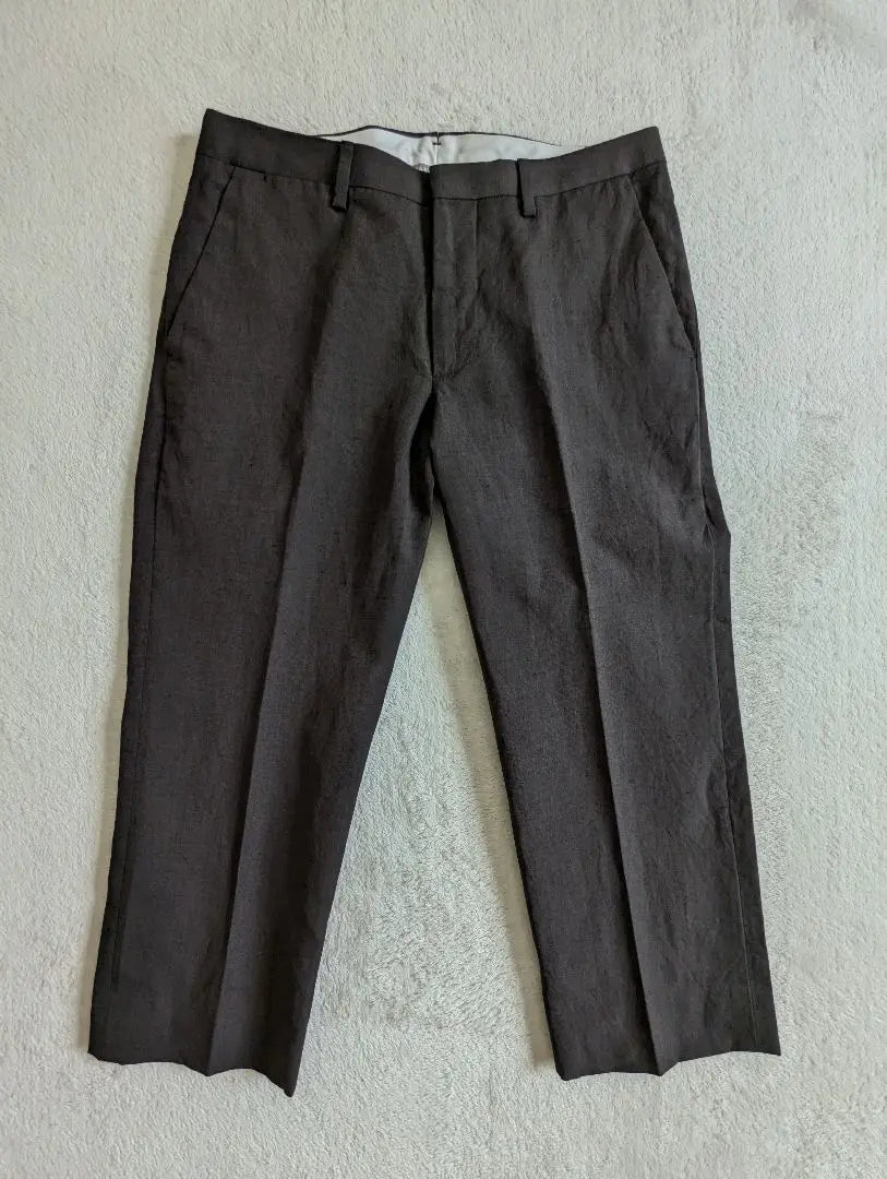 MARGARET HOWELL Cropped Wool Linen Pants Size1