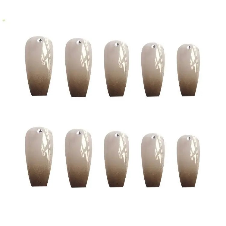 Limited time discount 583 temperamental nail tips cute plump pure desire wedding mom xw0