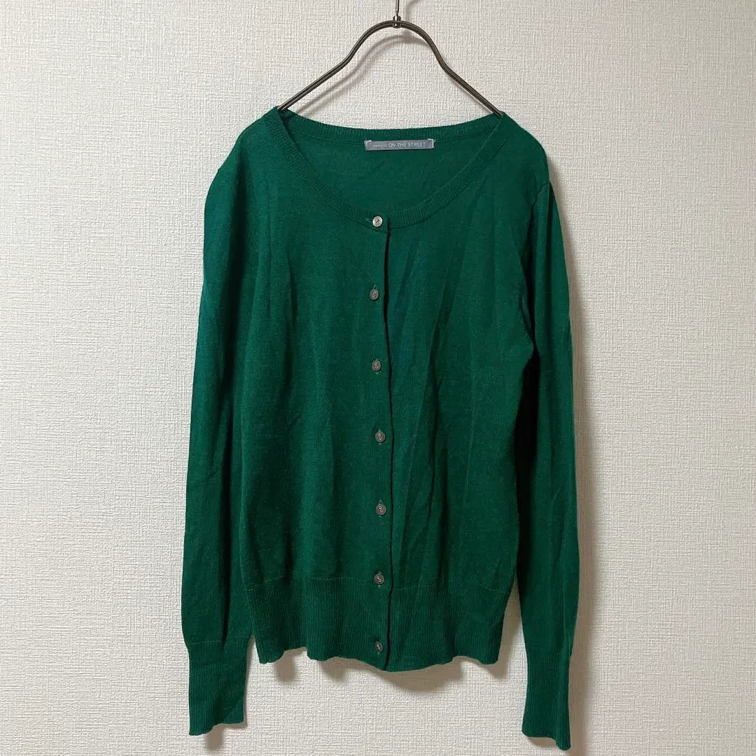 [Vintage] aquagils cardigan with buttons, green [38]