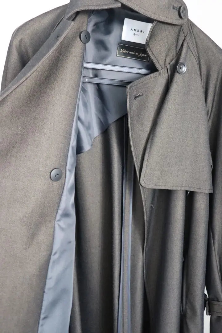 AMERI Dark Grey Trench Coat