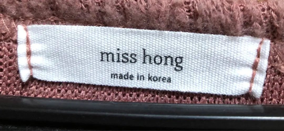 miss hong Korean women's knit