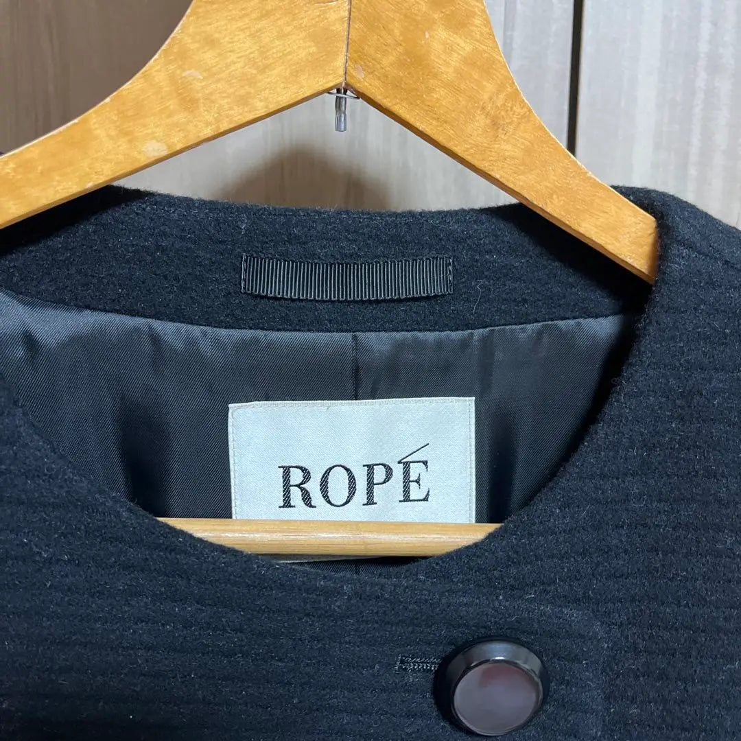 Rope black coat 38