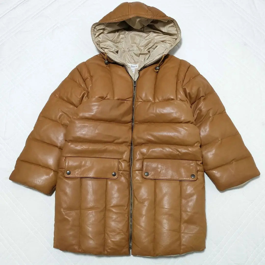 [Rare] McAfee Sheepskin Down Jacket Camel XL equivalent