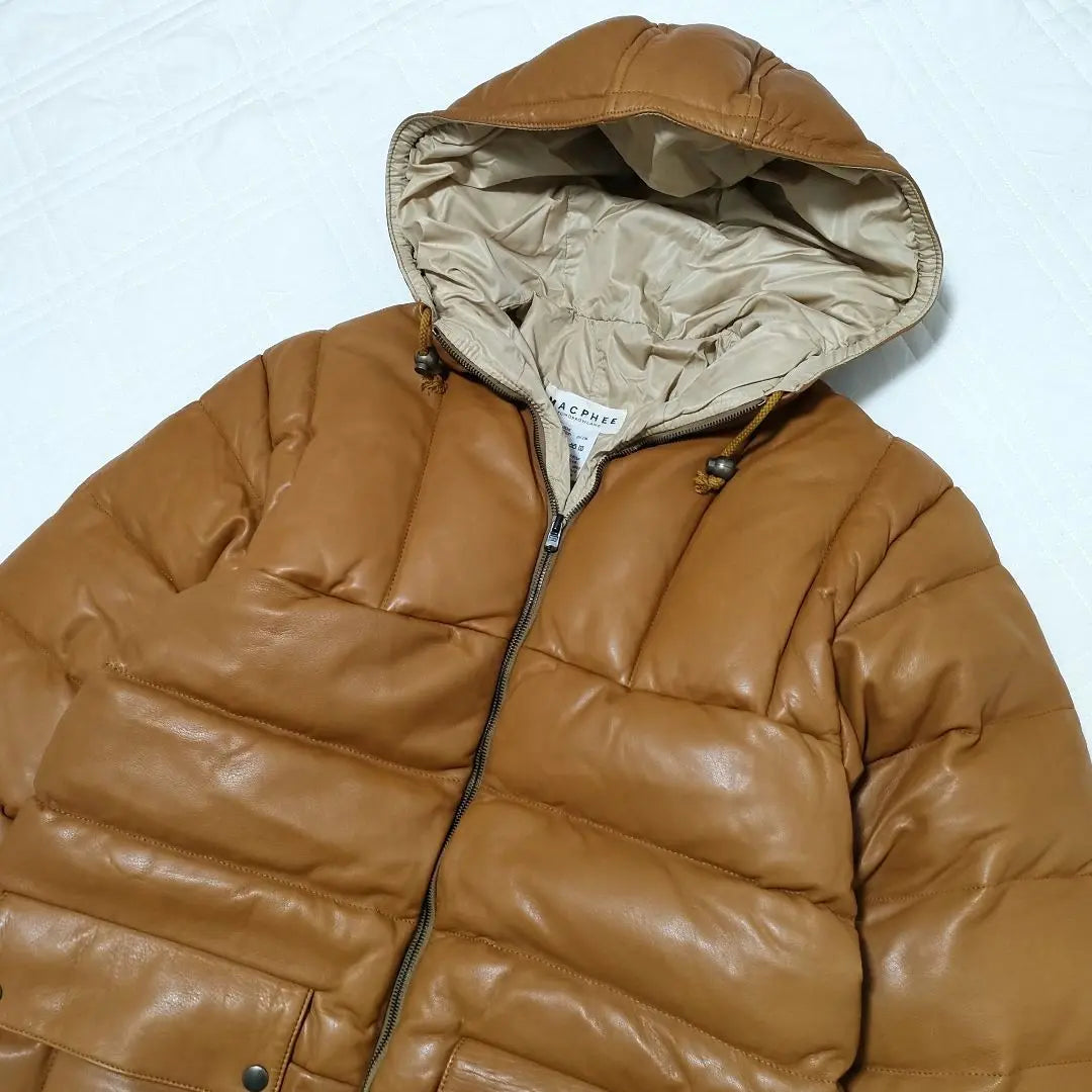 [Rare] McAfee Sheepskin Down Jacket Camel XL equivalent