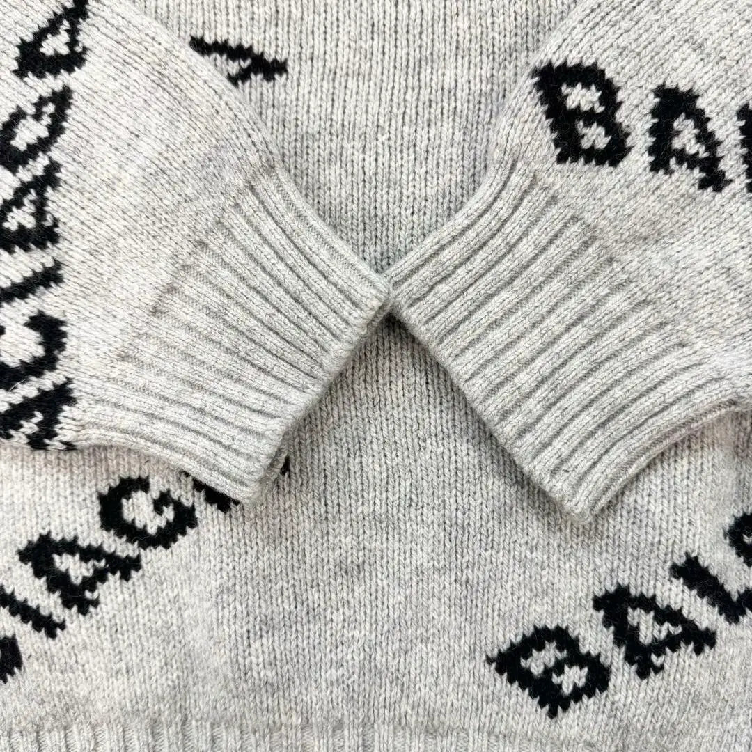 BALENCIAGA Wool Crew Neck Pullover Knit