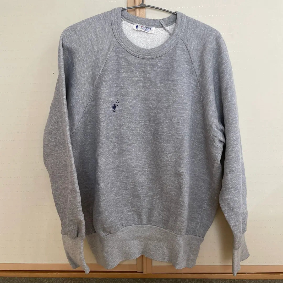 FUKUZO FUKUZO Fleece-lined Grey Sweatshirt