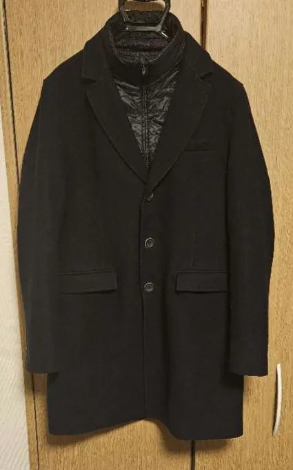 ☆ Beauty ☆ Herno Herno Chester Coat H Dark Navy 50 | ☆ 美品☆HERNO ヘルノ チェスターコート Hダークネイビー 50