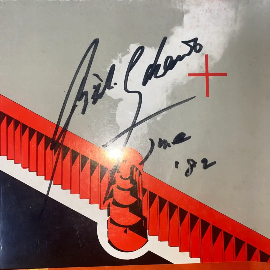 Sakamoto Ryuichi signed, YMO WORLD TOUR'80 with obi