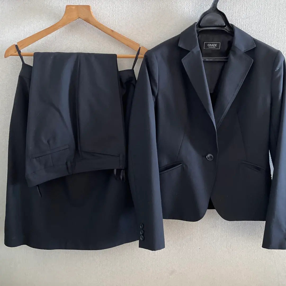 Tokyo Style GRADE TOKYO STYLE Black Suit Set of 3